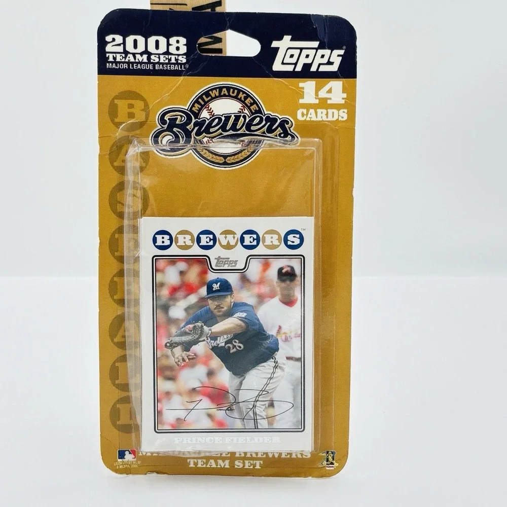 Topps 2008 Milwaukee Brewers 14 Card Sealed Team Set